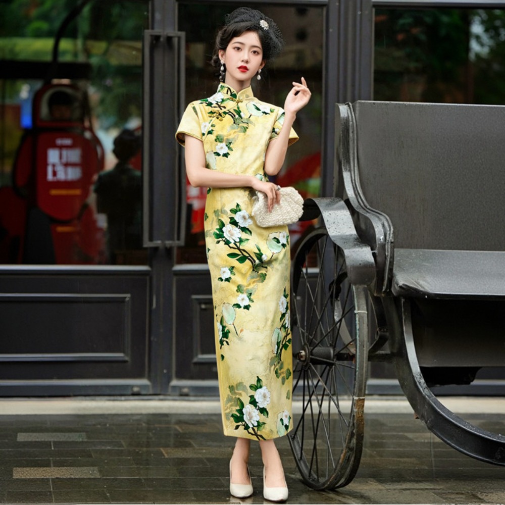 Ethnic Fashion Wear - Qipao Dress for Women Clothing Fashion
