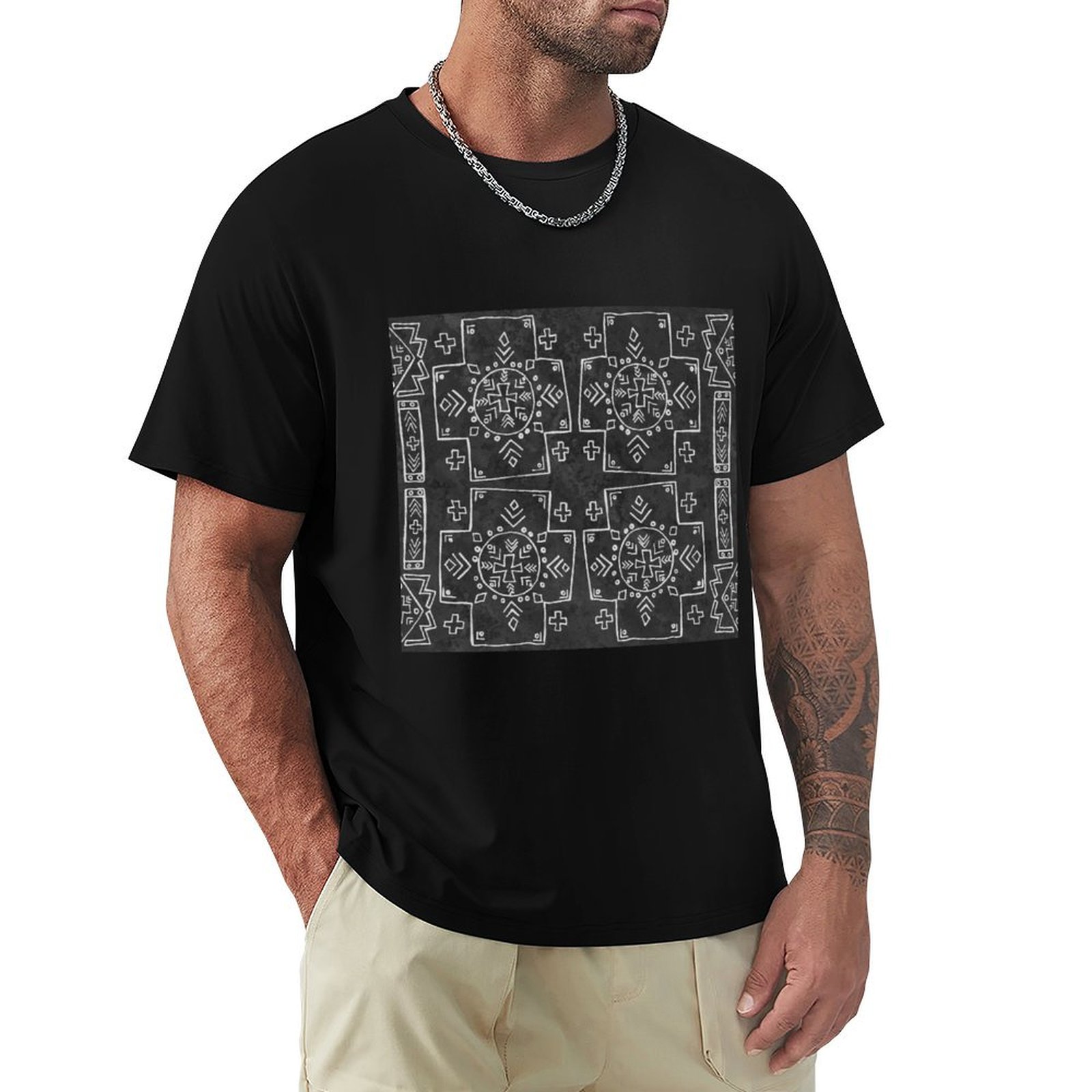 Mali Tribal Mud Cloth, Cross a - đánh giá và giá Mudcloth Print Top