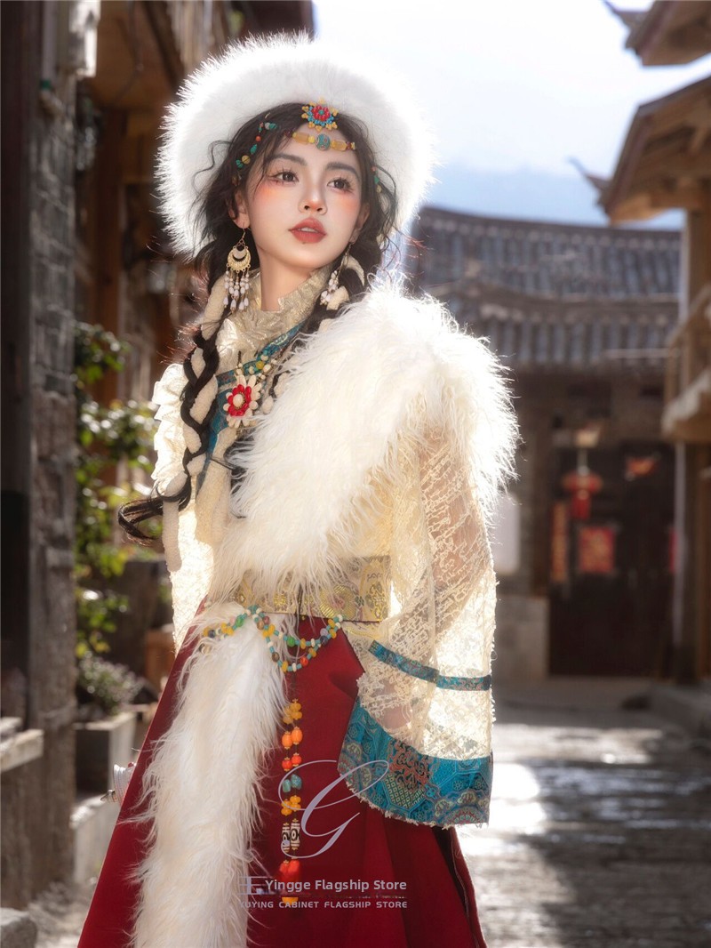 Tibetan Ethnic Women's New Sty - đánh giá và giá Ethnic Fashion Photography