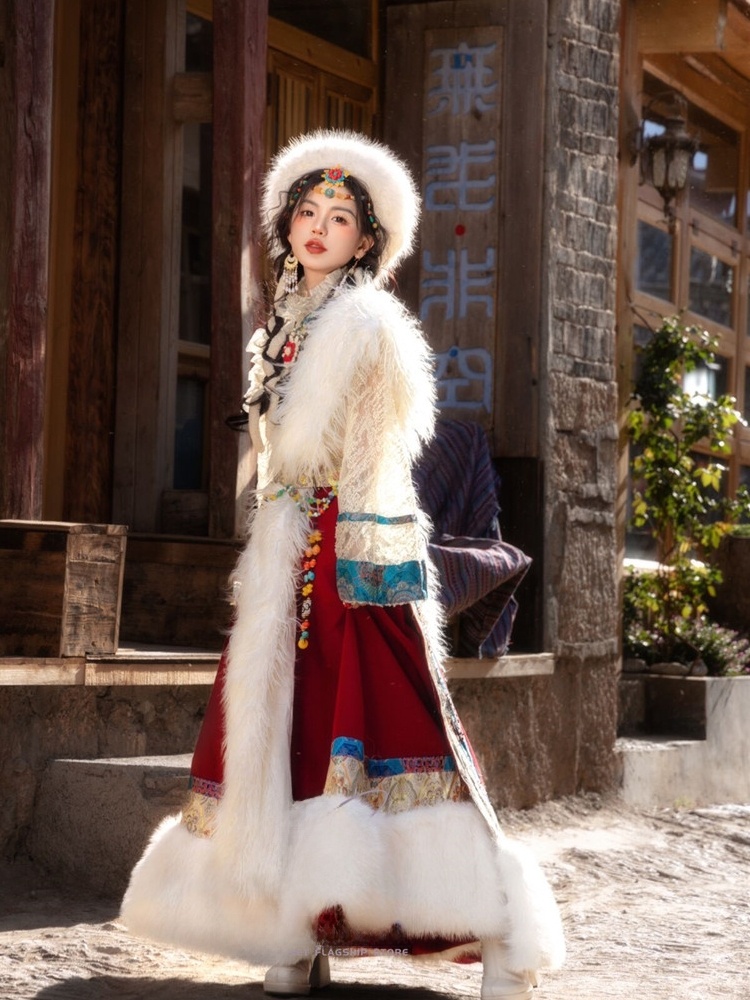 Tibetan Ethnic Women's New Sty - đánh giá và giá Ethnic Fashion Photography