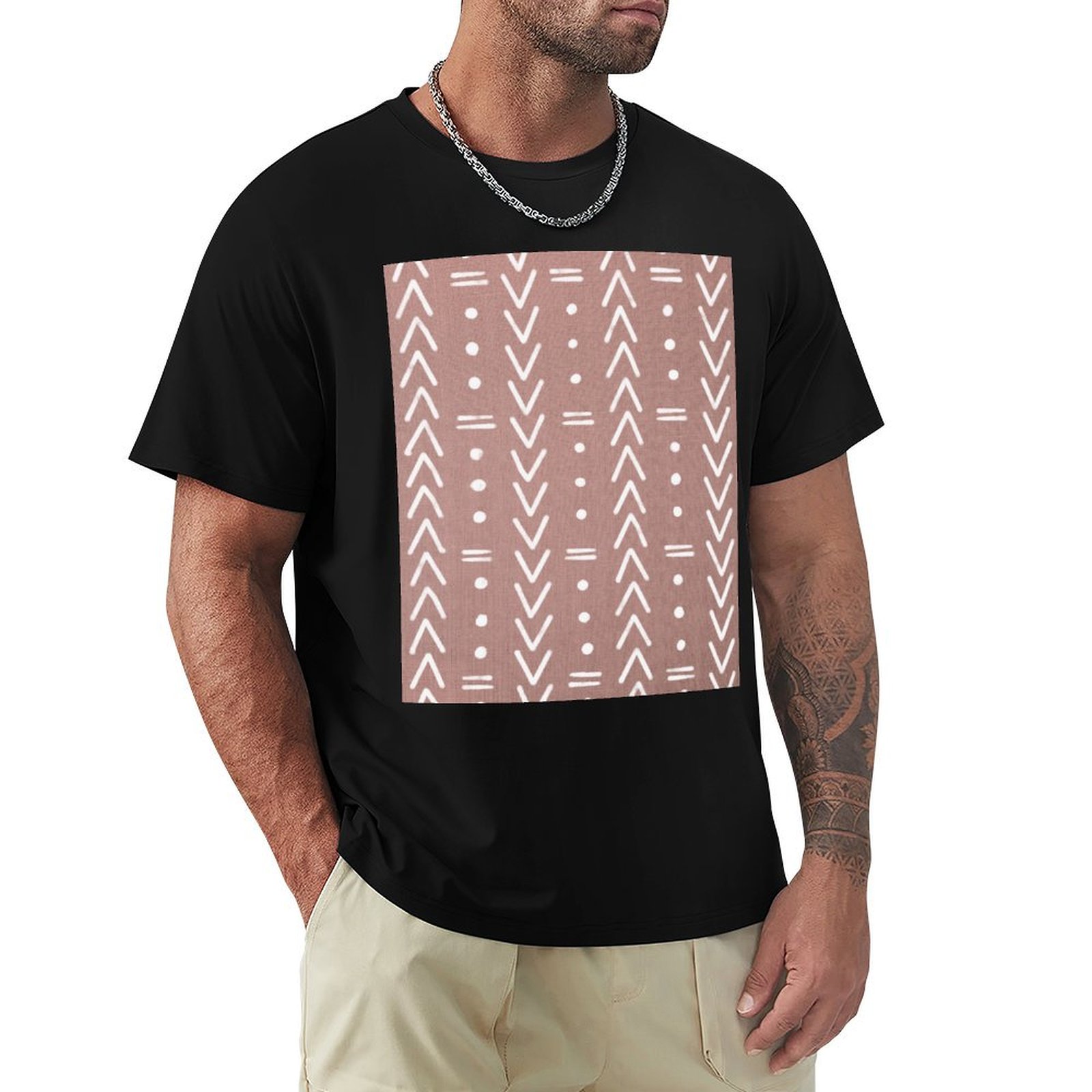 Mudcloth White Geometric Shape - đánh giá và giá Mudcloth Print Top
