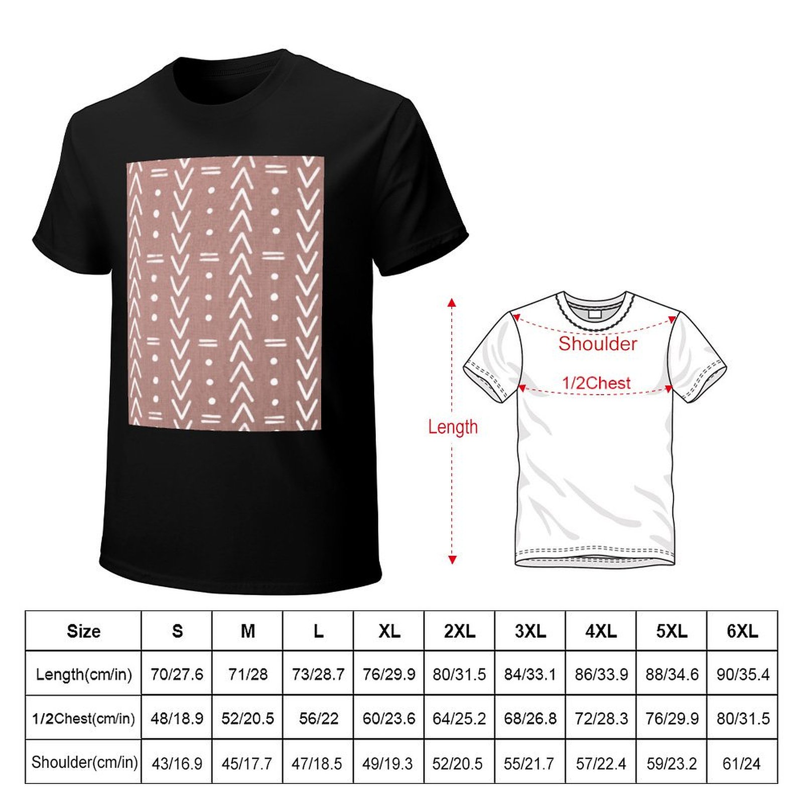 Mudcloth White Geometric Shape - đánh giá và giá Mudcloth Print Top