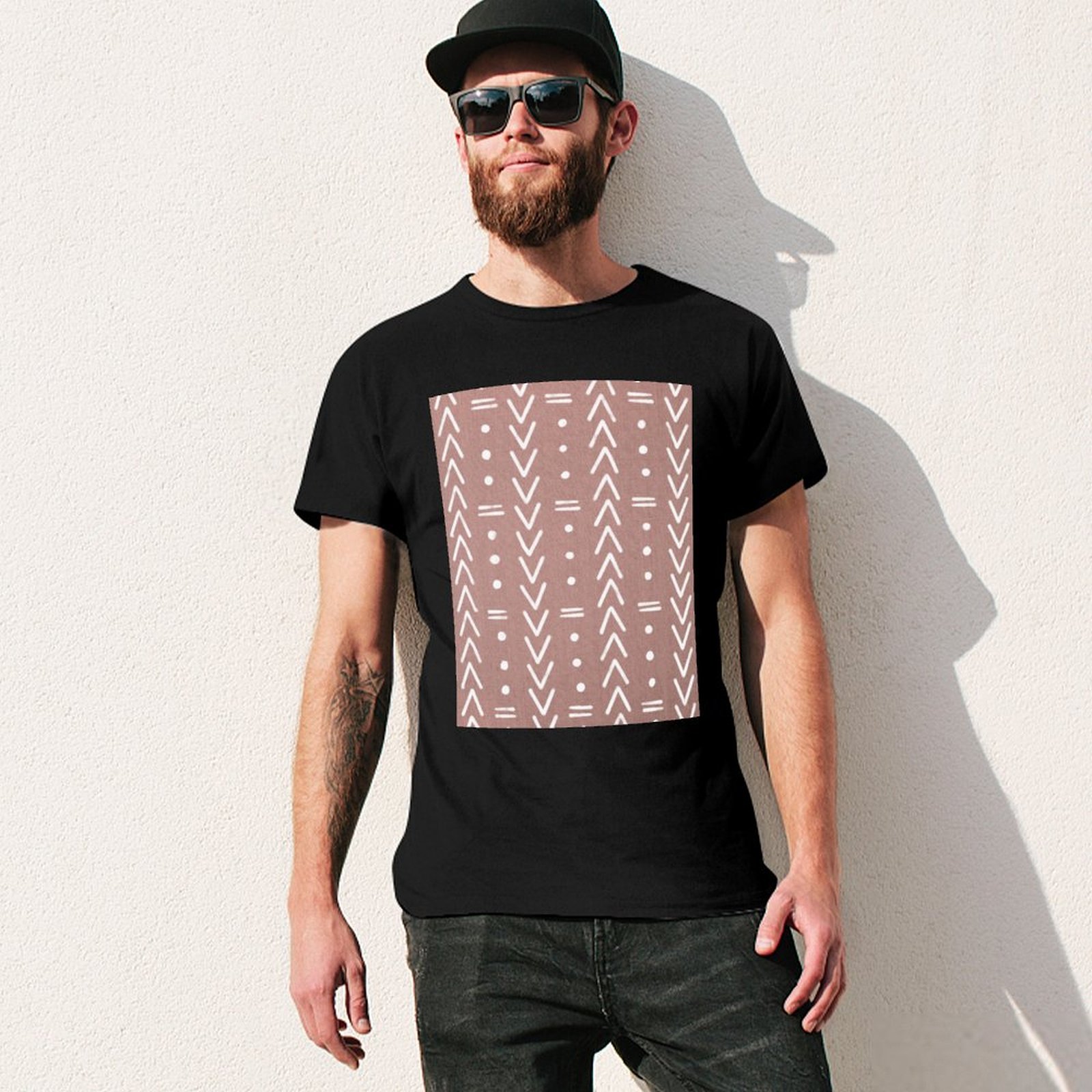 Mudcloth White Geometric Shape - đánh giá và giá Mudcloth Print Top