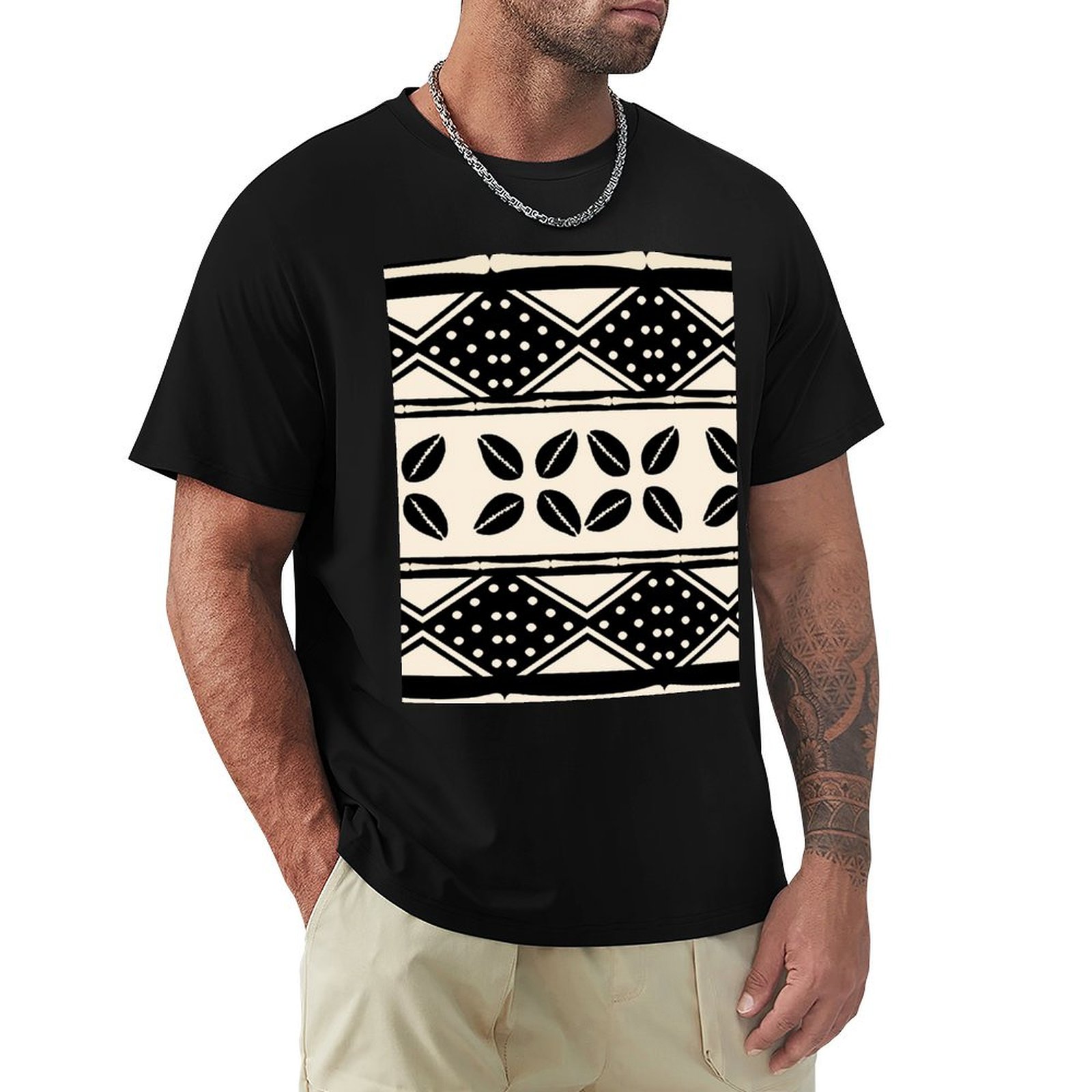 African abstract mud cloth pat - đánh giá và giá Mudcloth Print Top