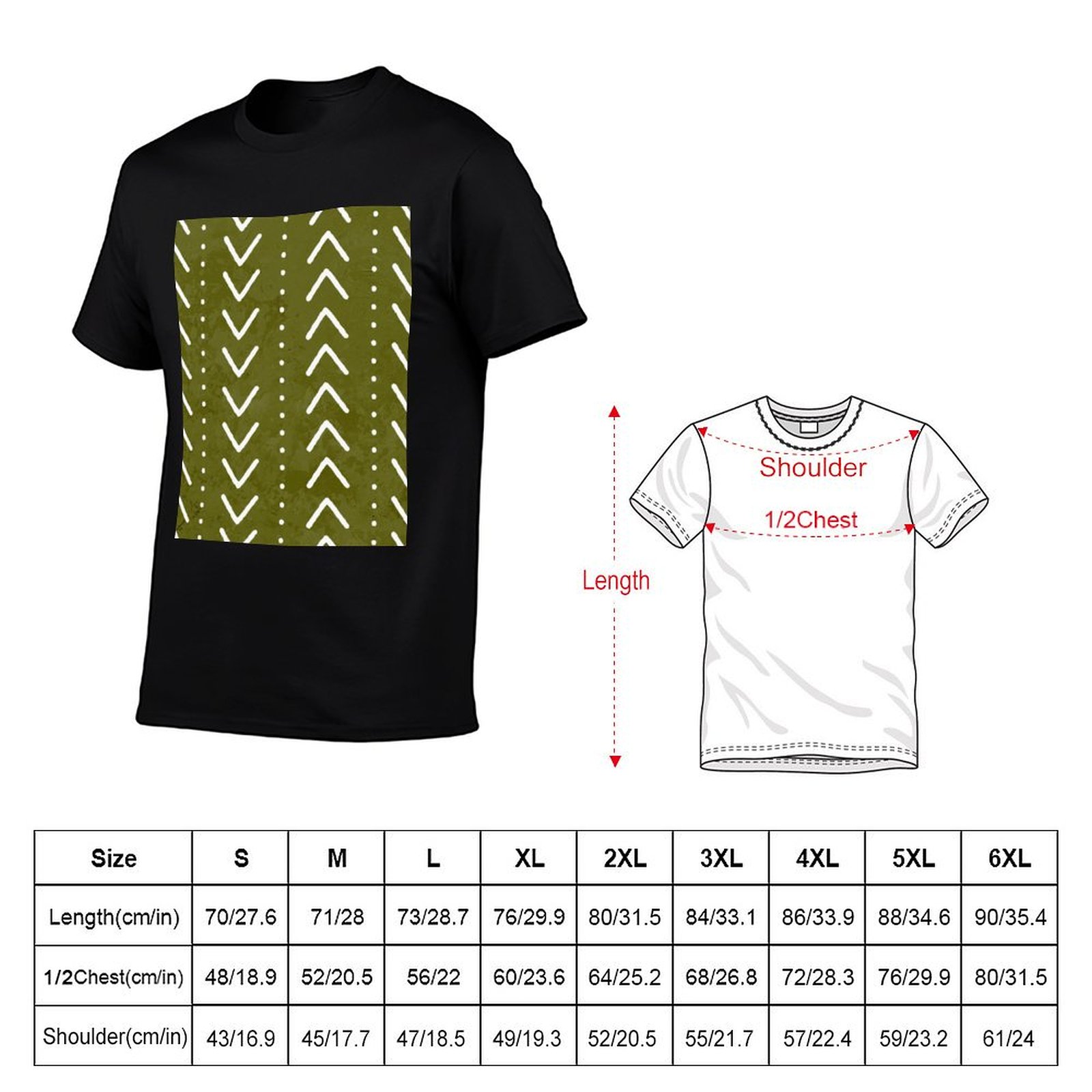 Olive Green Mudcloth Arrows Pa - đánh giá và giá Mudcloth Print Top