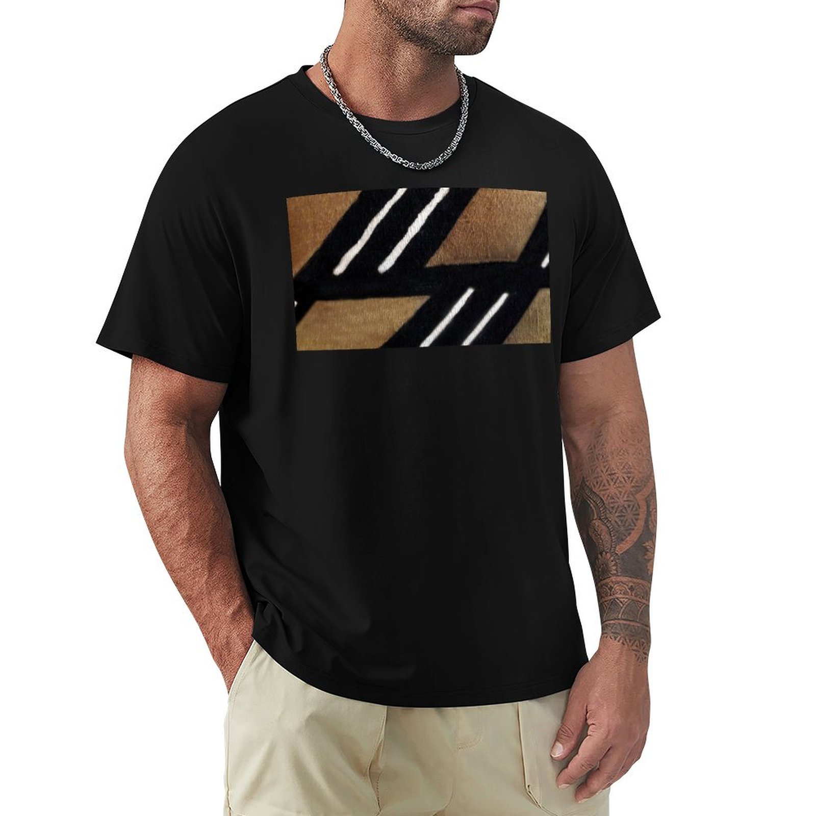 African Mudcloth T-Shirt Casua - đánh giá và giá Mudcloth Print Top