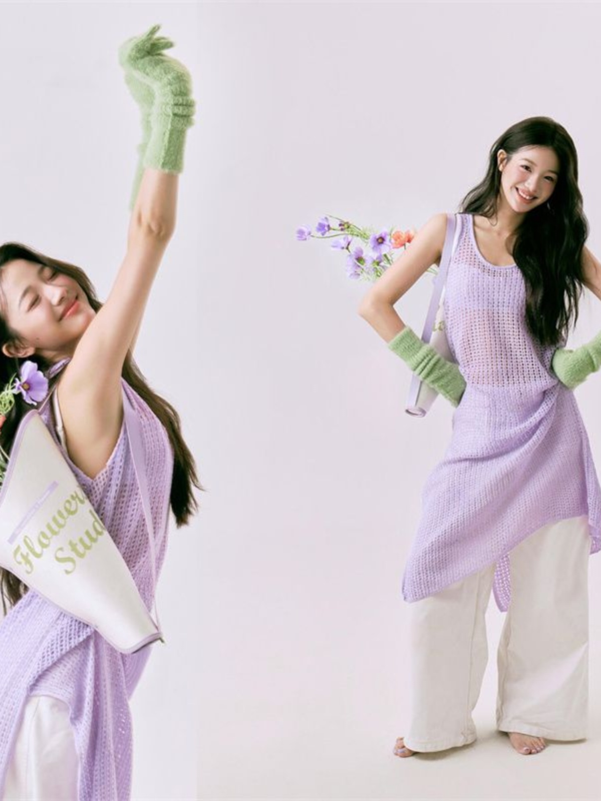 Romantic Spring  Flower Print  - đánh giá và giá Ethnic Fashion Photography