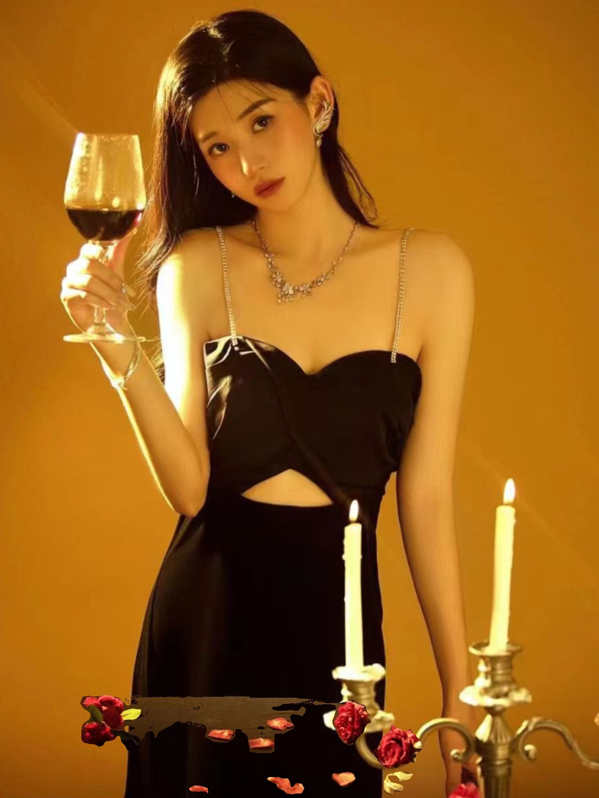 Sexy Backless Strap Dress Phot - đánh giá và giá Ethnic Fashion Photography
