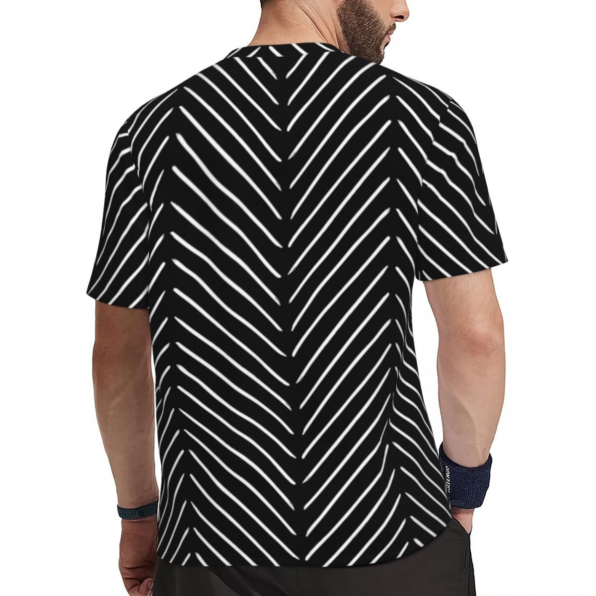 Sportswear T-Shirt Male Retro  - đánh giá và giá Mudcloth Print Top