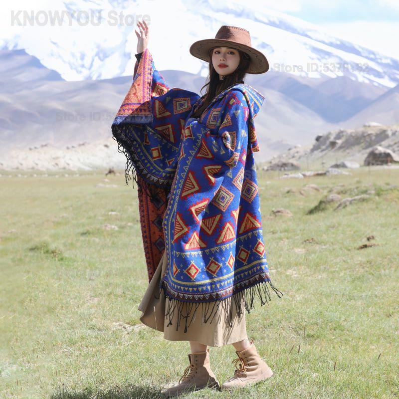 Women's Ethnic Style Hooded Cl - đánh giá và giá Ethnic Fashion Photography