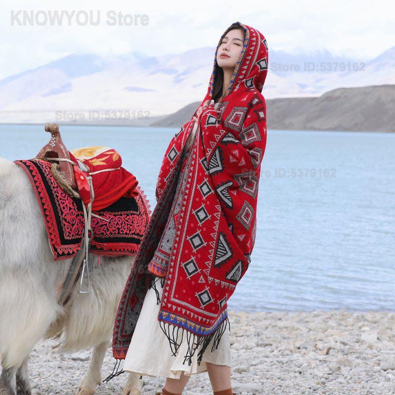Women's Ethnic Style Hooded Cl - đánh giá và giá Ethnic Fashion Photography