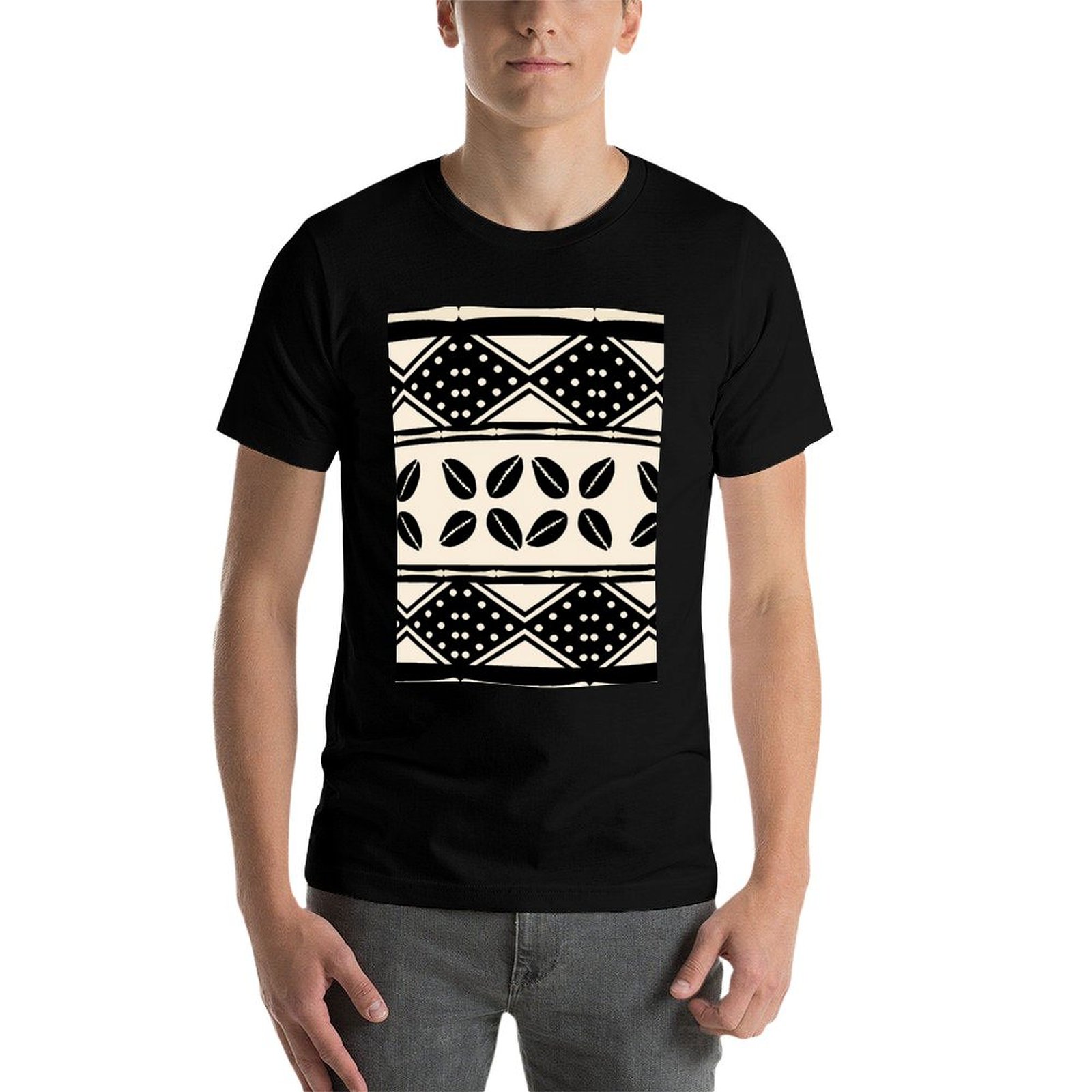 African abstract mud cloth pat - đánh giá và giá Mudcloth Print Top