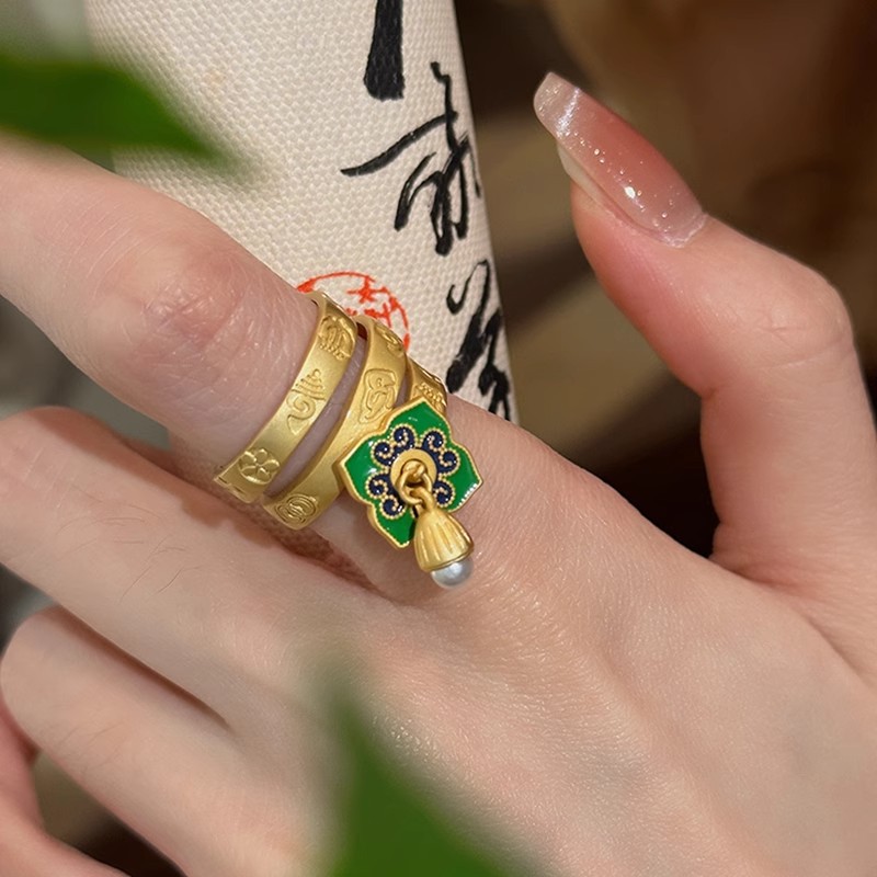 New in Charm Green Enamel Flow - đánh giá và giá Ethnic Fashion Wear