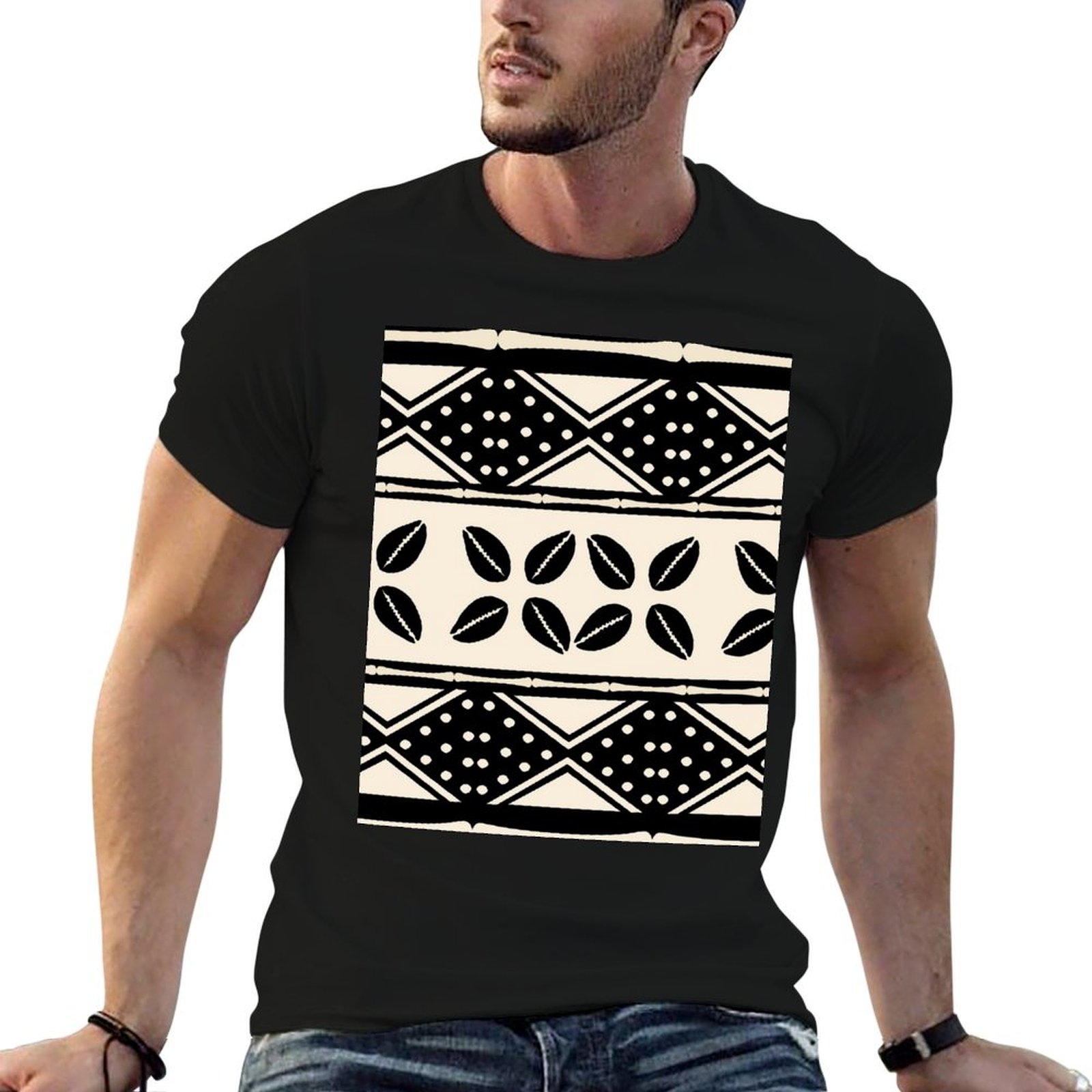 African abstract mud cloth pat - đánh giá và giá Mudcloth Print Top
