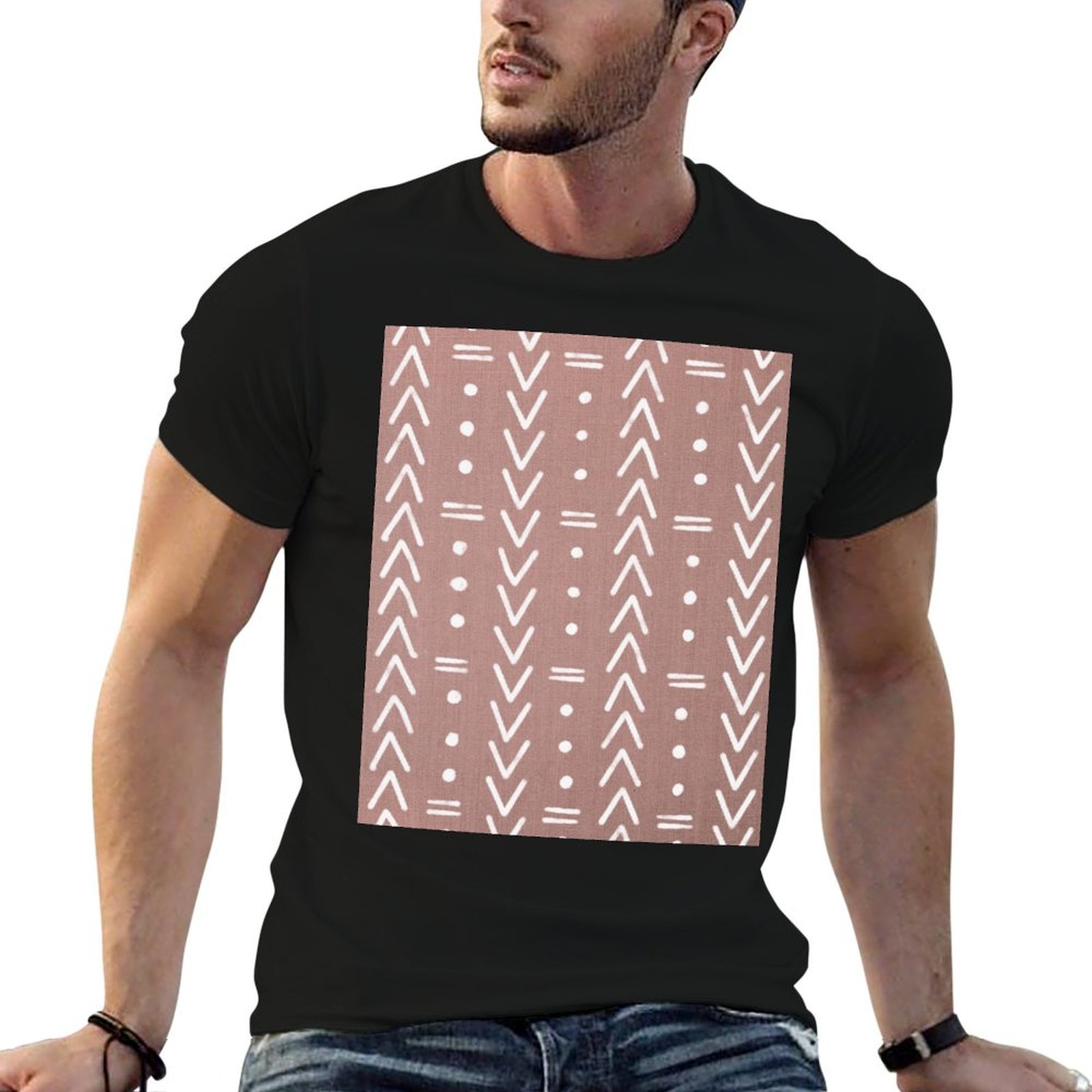 Mudcloth White Geometric Shape - đánh giá và giá Mudcloth Print Top