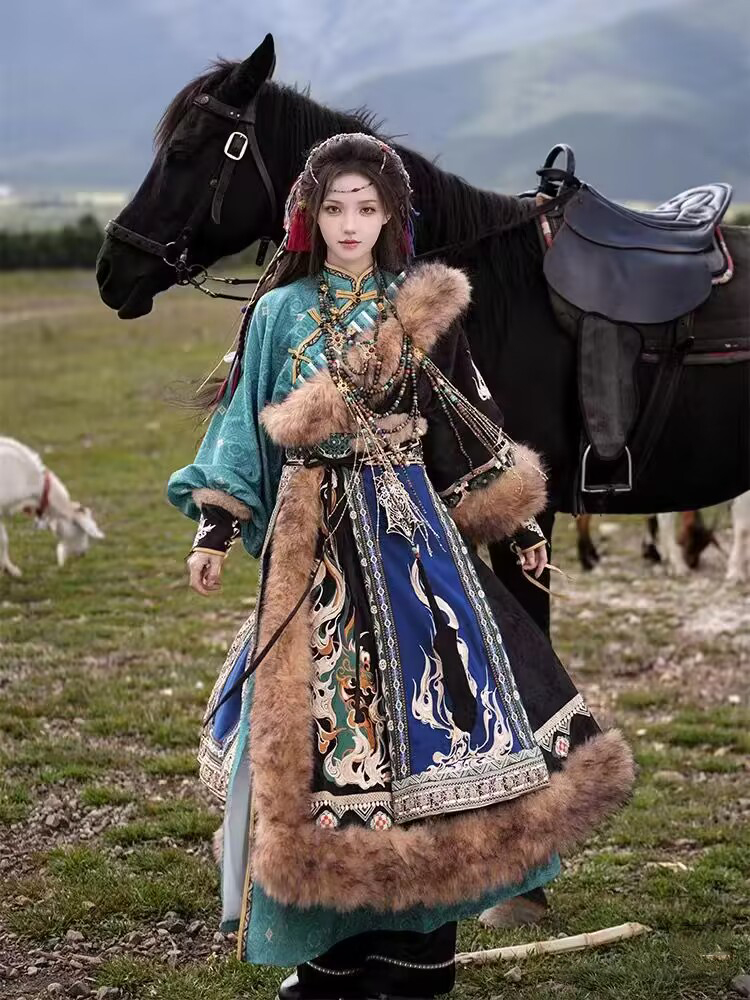 Tibetan Costume Women's New St - đánh giá và giá Ethnic Fashion Photography