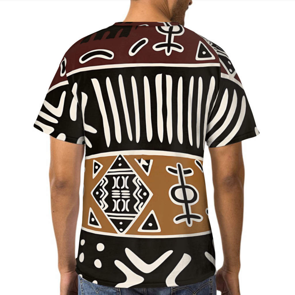 Mud Cloth with Elephants 3D Pr - đánh giá và giá Mudcloth Print Top