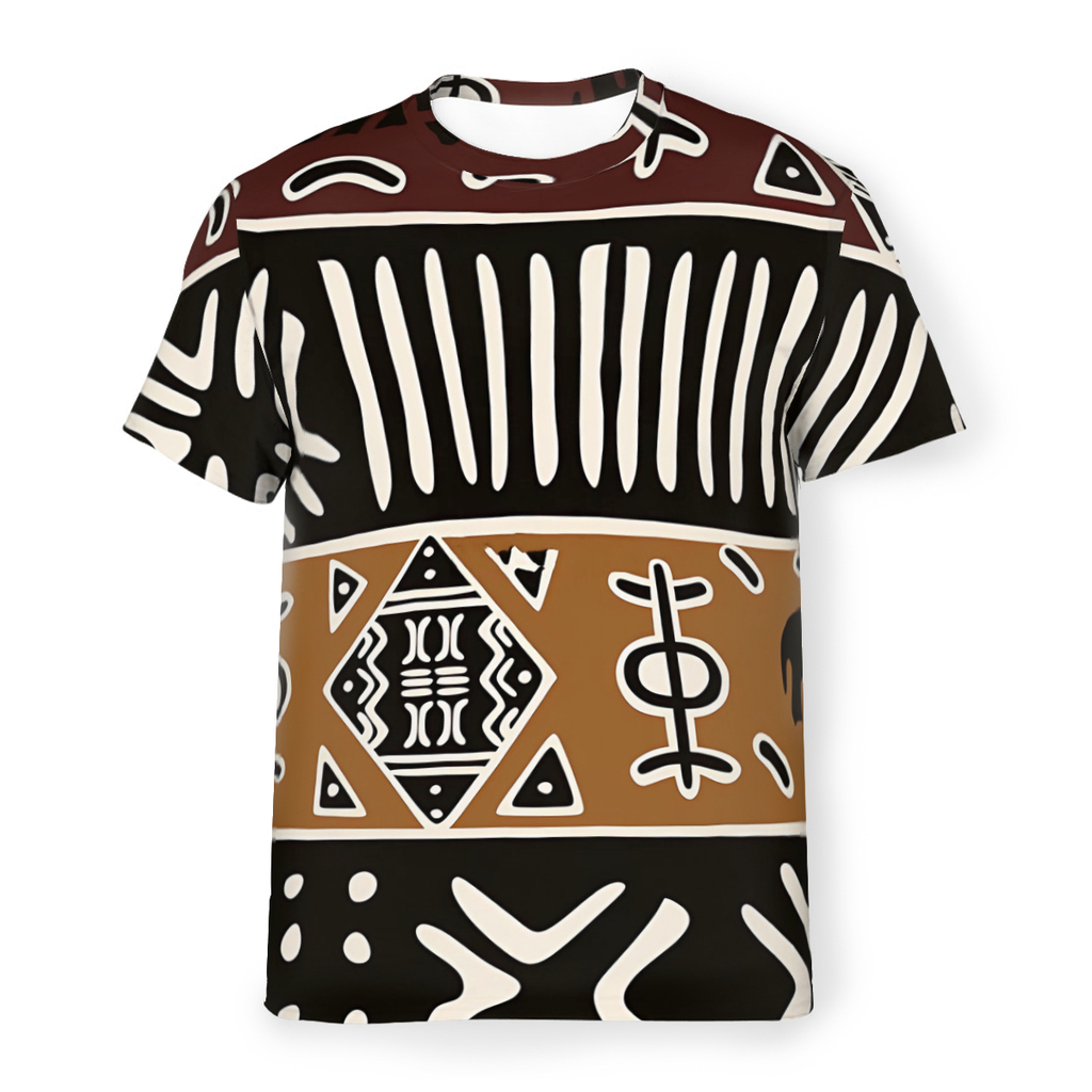 Mud Cloth with Elephants 3D Pr - đánh giá và giá Mudcloth Print Top