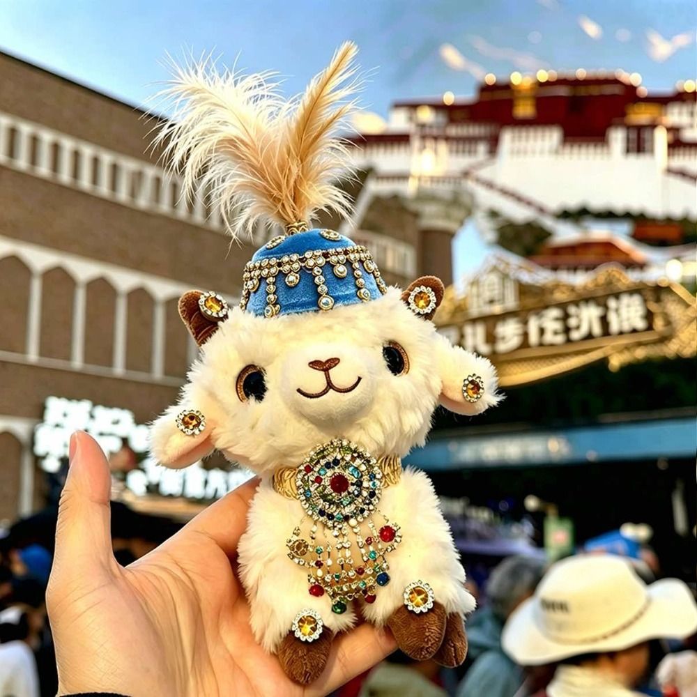 Cute Feather Rhinestone Sheep  - đánh giá và giá Ethnic Fashion Show