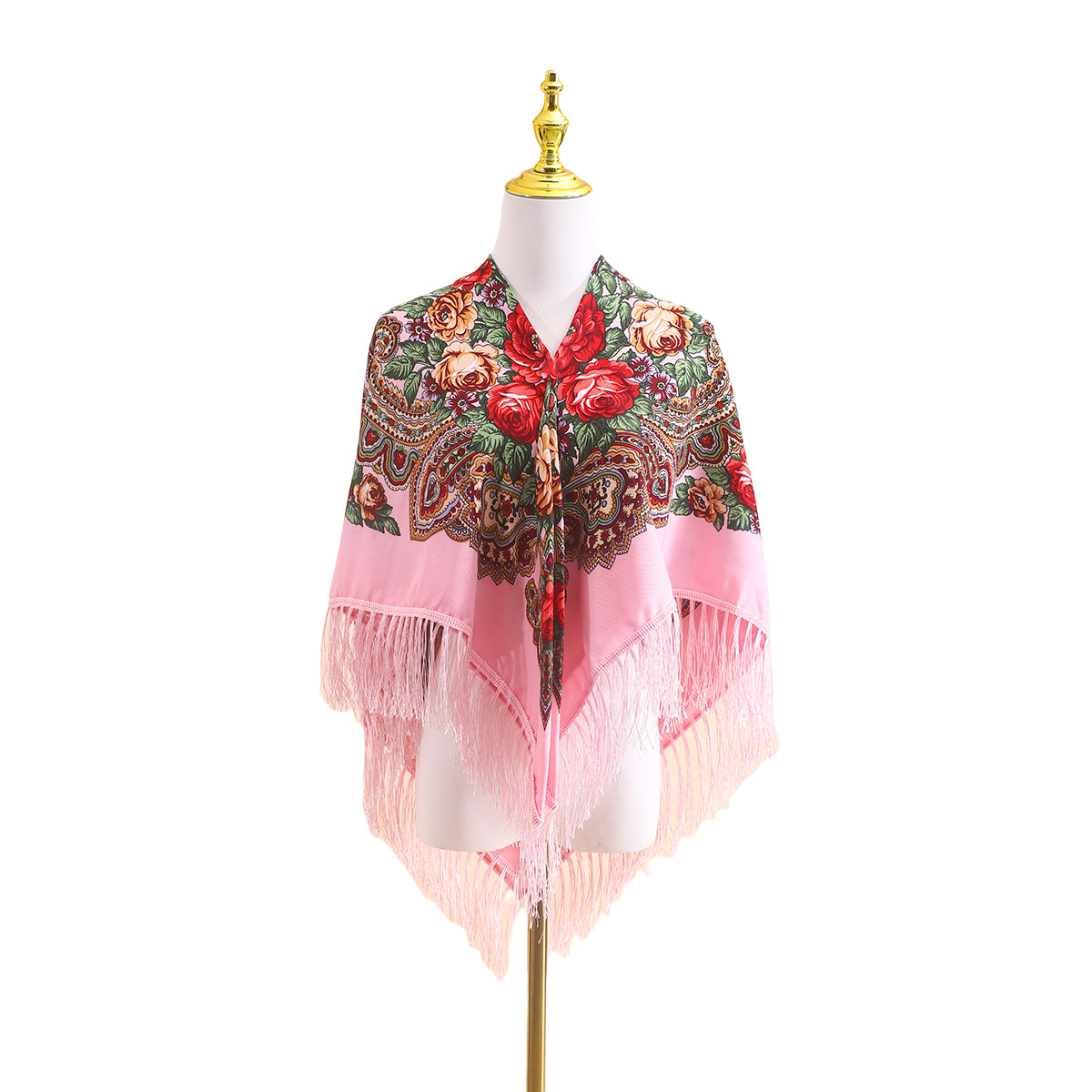 110cm  Russian Ethnic Shawl fo - đánh giá và giá Go Ethnic Fashion