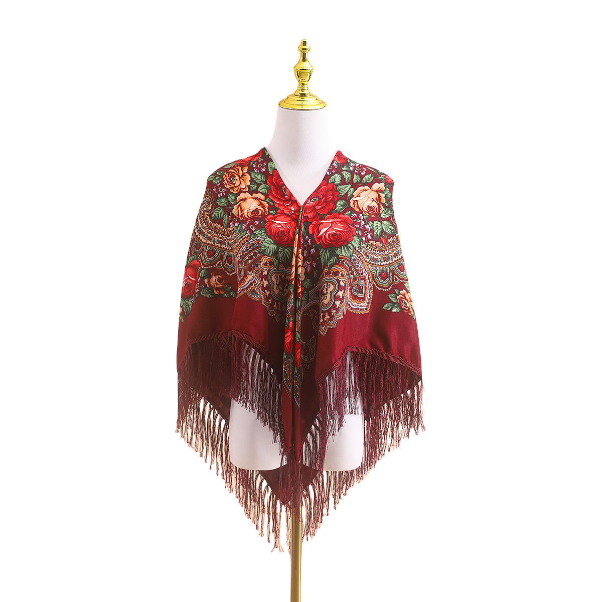 110cm  Russian Ethnic Shawl fo - đánh giá và giá Go Ethnic Fashion