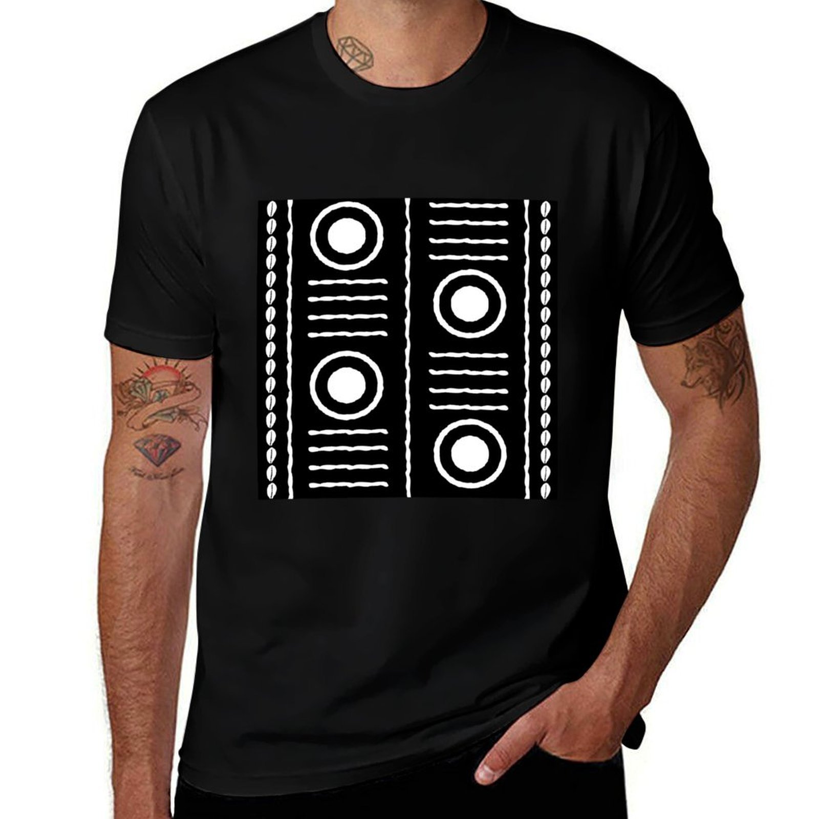 Traditional African Mud Cloth  - đánh giá và giá Mudcloth Print Top
